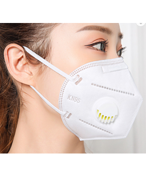 KN95 Protective Masks with Valve - Pack of 10 Pcs