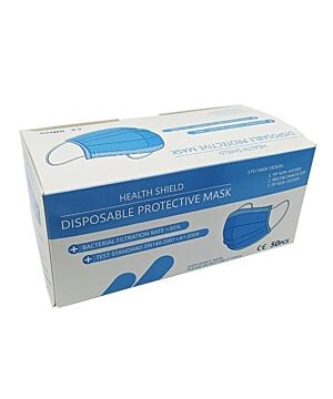 3 Ply Disposable Face Masks - Pack of 50 Pcs