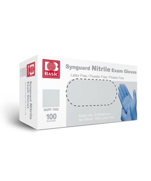 INTCO Disposable Nitrile Exam Powder free Disposable Gloves - Pack of 100