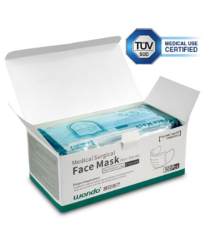 Wondo Type IIR Surgical Disposable Face Masks - Pack of 50 Pcs