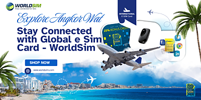 Angkor Wat Travel Guide with International eSIM Card