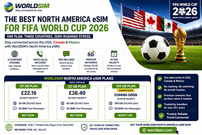 WorldSim vs Airalo vs Holafly: Which North America Data eSIM for the FIFA World Cup 2026 Is Worth Buying