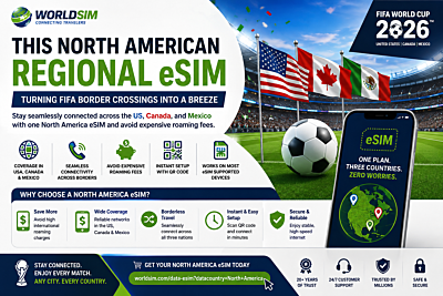 This North American Regional eSIM Turning FIFA Border Crossings Into a Breeze
