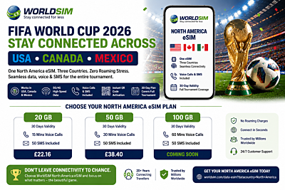 Why Smart FIFA World Cup Fans Are Choosing North America eSIM Over Roaming