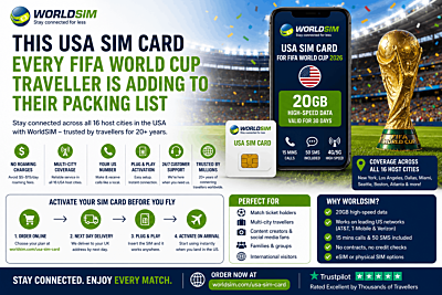 This USA SIM Card Every FIFA World Cup Traveller Is Adding to Their Packing List