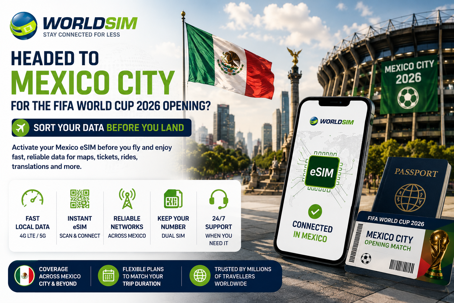 Headed to Mexico City for the FIFA World Cup 2026 Opening? Sort Your Data Before You Land