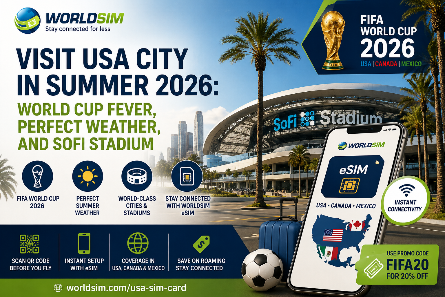 Visit USA City in Summer 2026: World Cup Fever, Perfect Weather, And SoFi Stadium