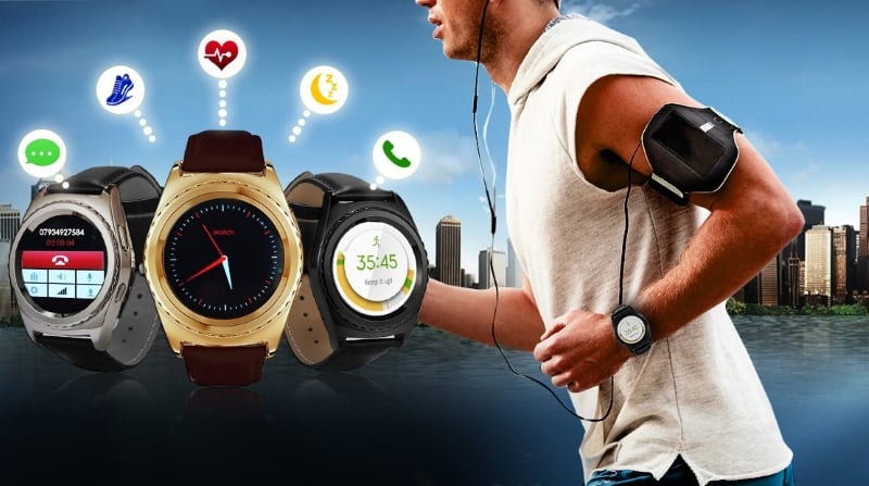 Smartwatch with fitness tracker